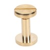 50 Set Binding Rivet Round Flat Head Brass Slot Screw
