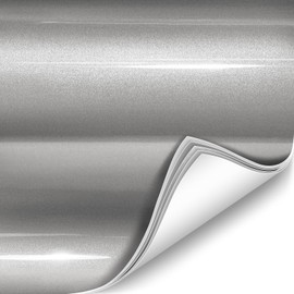 VViViD ColorFusion PPF by VViViD, Gloss GT Silver Dry Apply PPF Vinyl Car Wrap Roll 6ft x 5ft