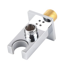 F-Y290 Shower Outlet Elbow Holder Square Hose Shower Arm Bracket G1/2 Wall Mounted Connector Easy to Install for Bathroom Accessories