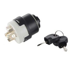701-80184 701-45500 85804674 50988 Ignition Switch with 3 Position 9 Terminal 2 Keys Replaced with JCB Excavator Parts and NH Case JCB200 JCB220 JCB 3cx 4cx 1532371C2 50988 20500101 85804674
