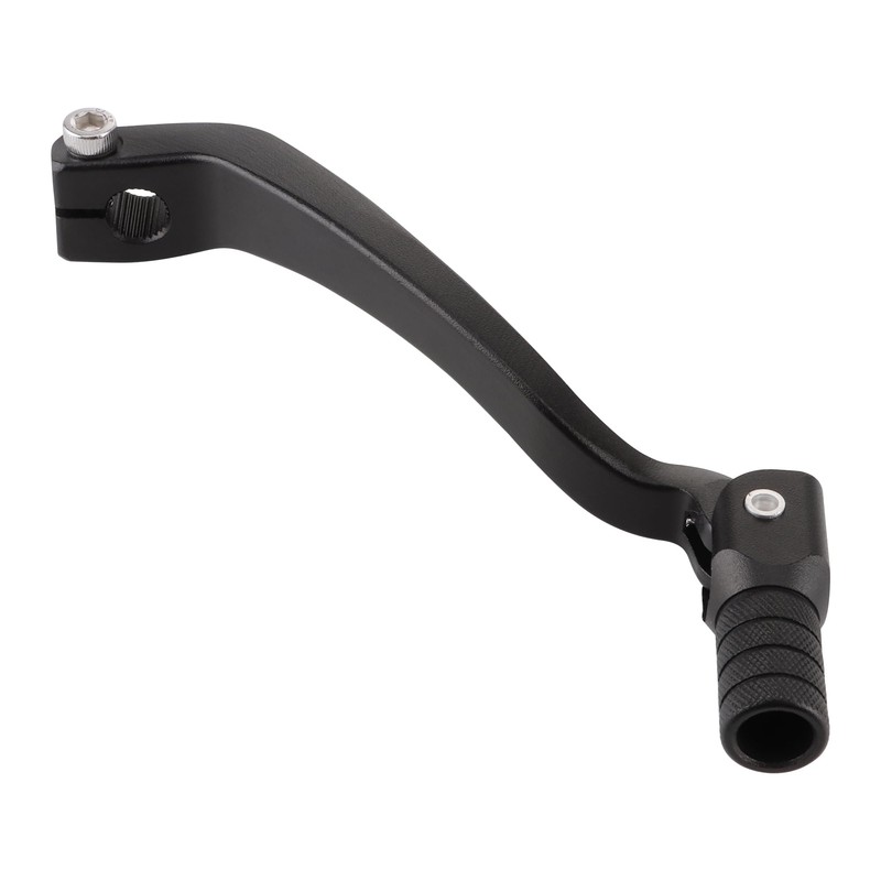 GOOFIT Black Aluminium Alloy Gear Lever Gear Lever Foldable Foot