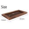 Gold Five 150245 Gold Five Wooden Tray, Inner Diameter 7.1