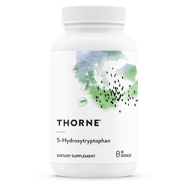 Thorne 5-Hydroxytryptophan (5-HTP) - Serotonin Support for Sleep and Stress Management - 90 Capsules