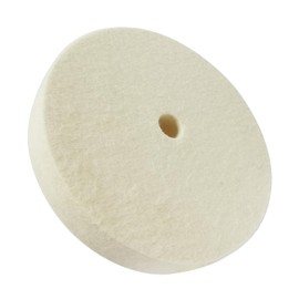 6 Inch Soft Wool Felt Buffing Wheel - 5/8 Inch Arbor Hole Fine Wool Polishing Wheel for Jewelry Stainless Steels for Bench/Die Grinder