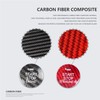 M.JVisun Ignition Switch Sticker, Carbon Fibre One-Button Start Button Cover,
