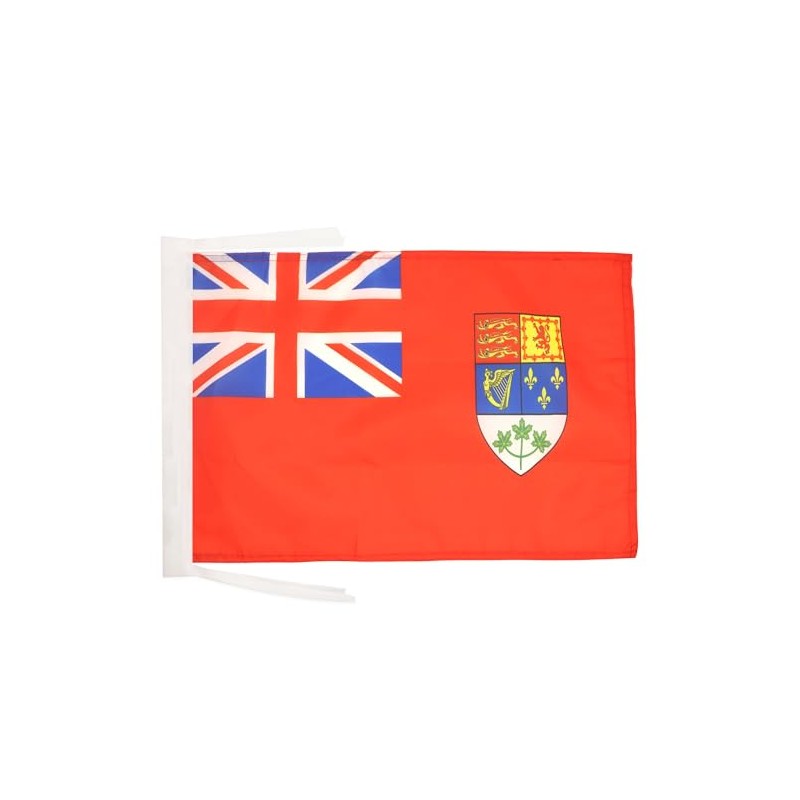 AZ FLAG Canadian WWII Flag 18'' x 12'' cords -