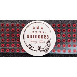 Unbranded 300pcs, Holographic RED Flat adhesive fish eyes 2mm, Fly Tying, Lures, Jigs