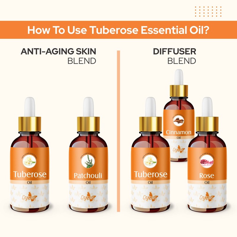 Crysalis Crysalis Tuberose (Polianthes tuberosa) Oil - 1.01 Fl Oz