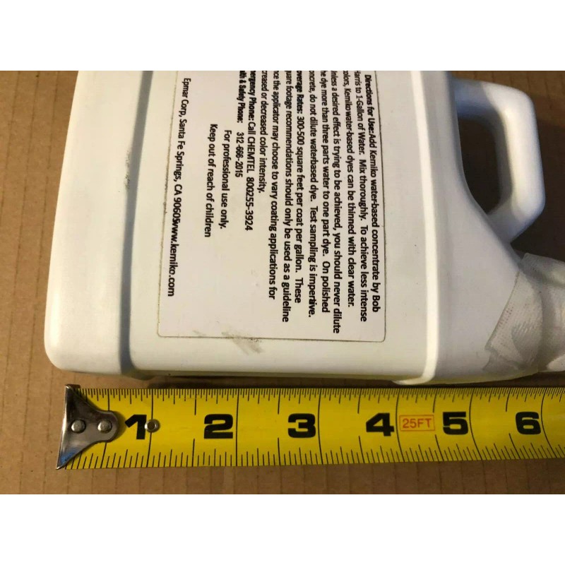 Kemiko Dyes Stone Dye WHEAT Stone Concrete Cement color