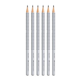 Faber Castell Grip 2001, Pack of 6 Pencils.