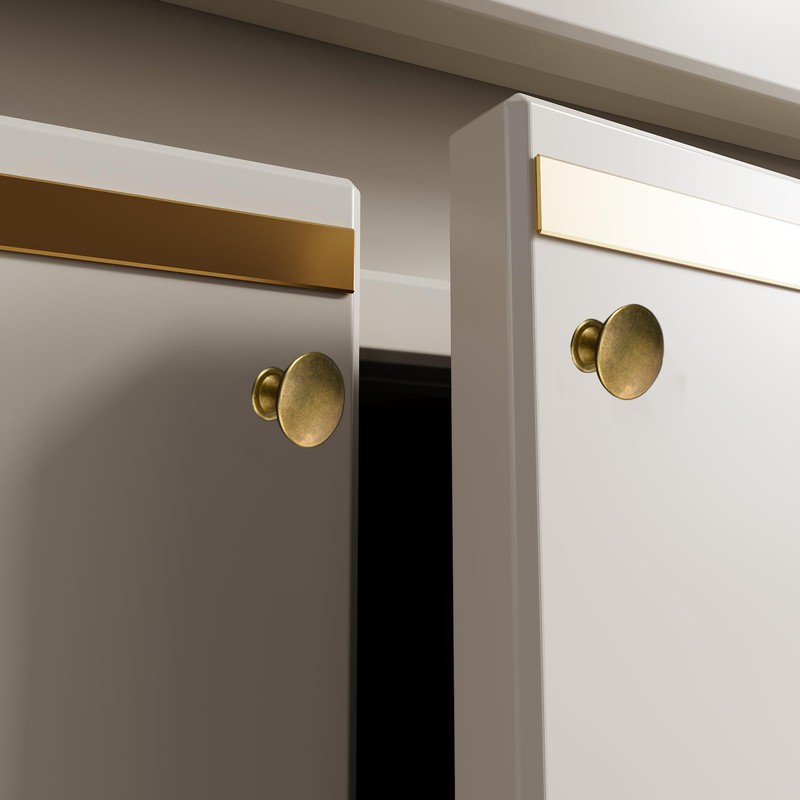 Anhoer 12PCS Kitchen Cupboard Knobs 30MM Kitchen Door Knobs Mushroom