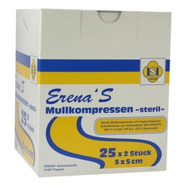 Erena Sterile Gauze Compression 8x 5 x 5 cm Pack of 50