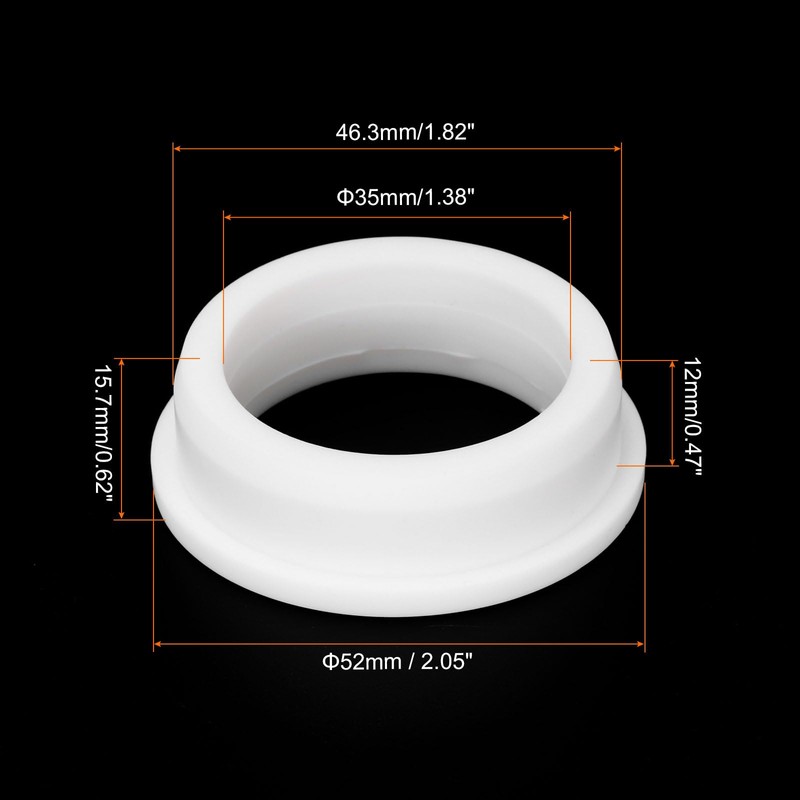 QUARKZMAN T Type Rubber Grommet Fixing Diameter 46.3mm Inner Diameter