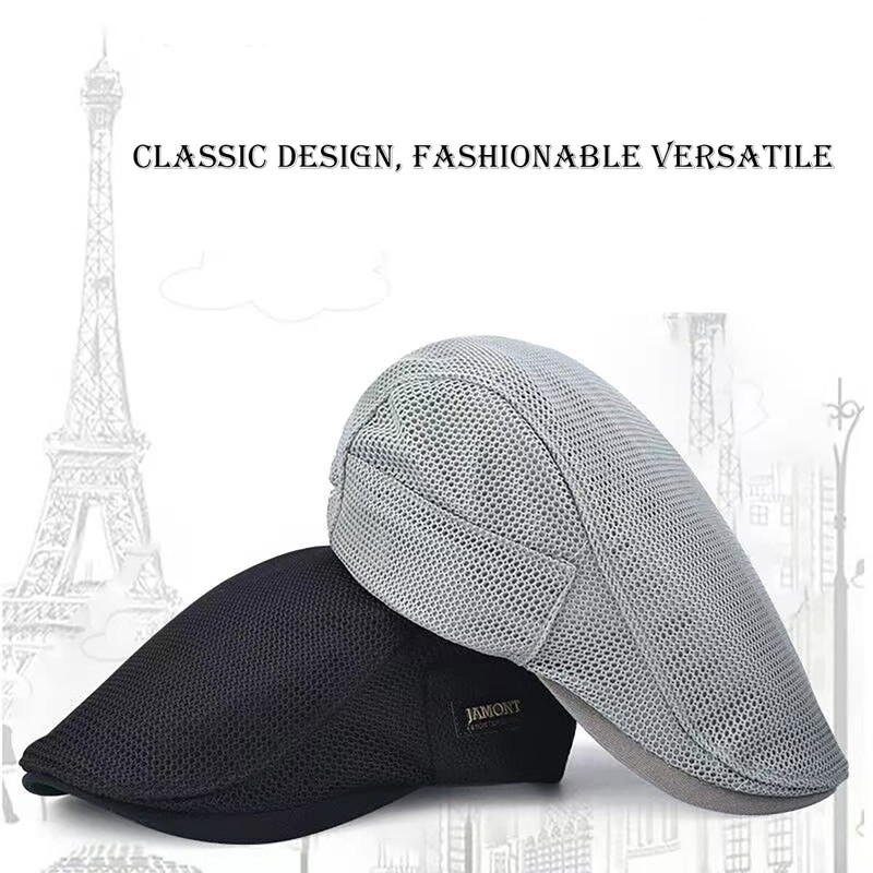 Flat Cap Men's Peaked Cap Beret Newsboy Beret Hat Flat