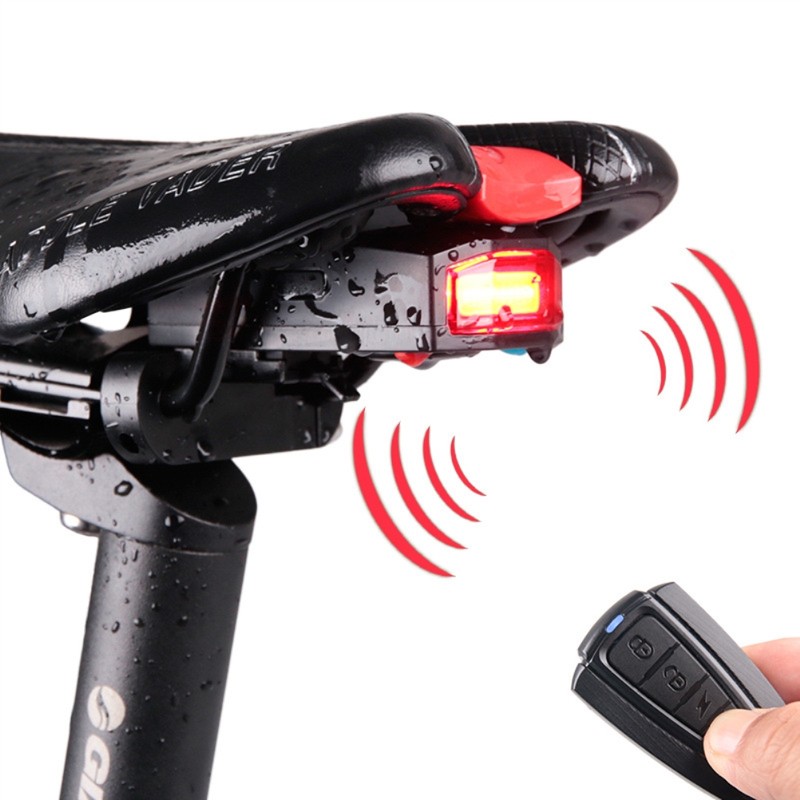 Bike Tail Light USB Rechargeable Smart Bike Tail Light Wireless
