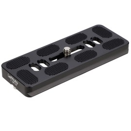 Leftfoto 100mm Universal Camera QR Plate, Quick Release Plate for DSLR Camera Tripod Ballhead, Arca Swiss Standard Clamp, Black