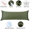 100% Cotton Body Pillow Case Cover with Zipper, Wrinkle-Free, Super