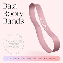 Bala Bandas de resistencia para mujeres y hombres, paquete de 5 bandas elásticas de ejercicio para entrenar, muñeca, tobillo, piernas y botines, banda