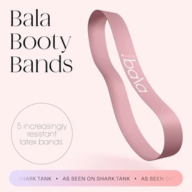 Bala Bandas de resistencia para mujeres y hombres, paquete de 5 bandas elásticas de ejercicio para entrenar, muñeca, tobillo, piernas y botines, banda