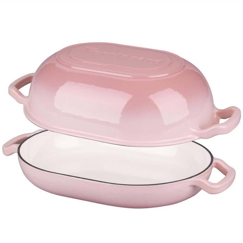 VORRINGARD Enameled Cast Iron Sourdough Bread Oven, Dutch Oven, Loaf