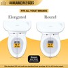 Bath Royale Slow Close Toilet Seat Round BR283-00 Heavy Duty