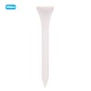 equlup Golf Ball Tee, 100Pcs Wooden Golf Tee Portable Golf
