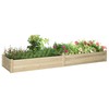 Outsunny 8x2ft Wooden Raised Garden Bed Kit, Elevated Planter with