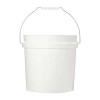 Leaktite 2 Gallon White Paint Bucket with Handle 2-Pack