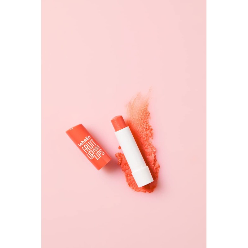 Labello Peach Shine Lip Balm 4.8 g, Colourful Lip Balm