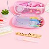 Silicone Pencil Case Cute Cartoon Stationery Plush Doll Animal Storage