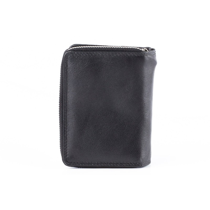 Greenburry Spongy Wallet Leather 9 cm Black
