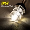 Sebnux White LED Fold Down Boat Stern Light Boat Anchor