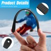 BOXOB 10pcs Snowboard Binding Straps, 8.27x0.59 Inch Plastic Snowboard Ankle
