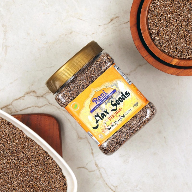 Rani Flax Seeds Whole Raw (Alsi, Linum usitatissimum) 20oz (567g)