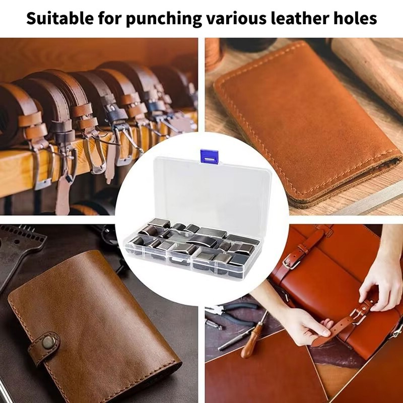 52 Pcs Leather Cutter Leather Hand Punch Craft DIY Craft