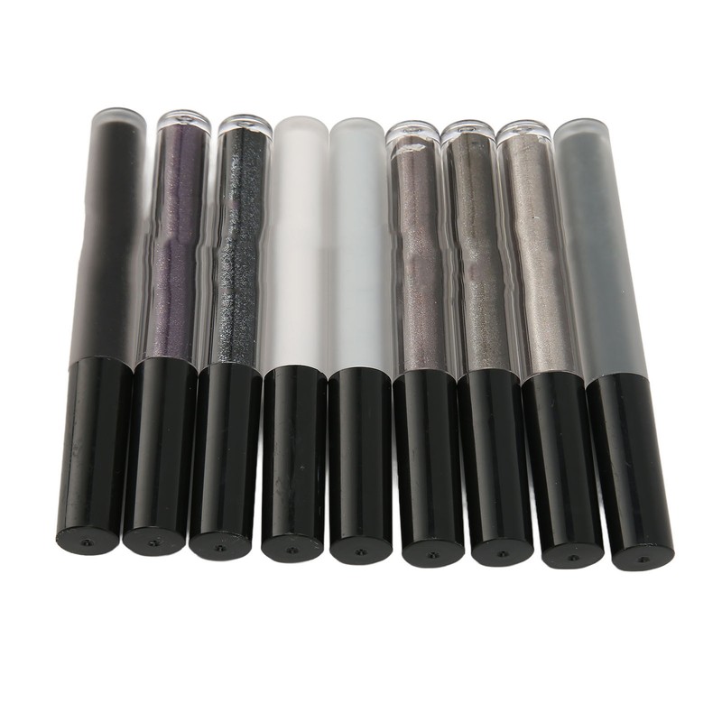 9Pcs Household Liquid Eye Shadow Set Makeup Shine Finish Matte