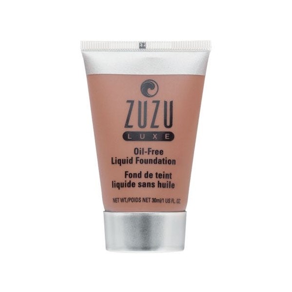 ZUZU Luxe Liquid Foundation Oil-Free L-21 Dark Skin Pink Undertones 30mL