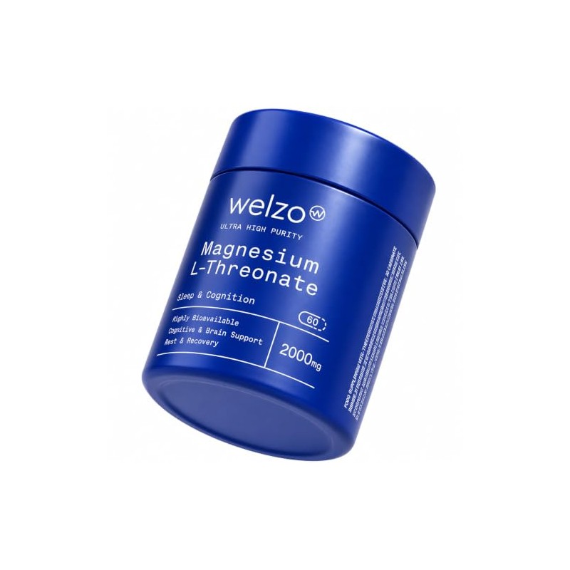 Welzo Ultra Purity Magnesium L-Threonate 2000mg – High Bioavailability Daily