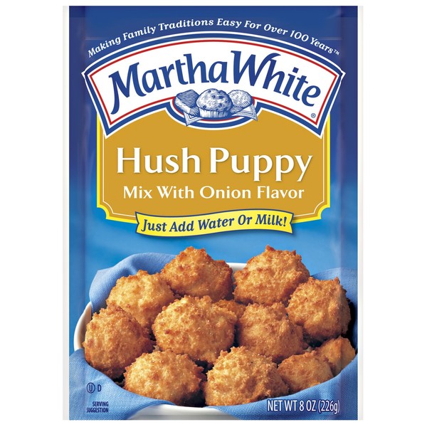 Martha White Hushpuppy Mix with Onion Flavor, 8 Ounce