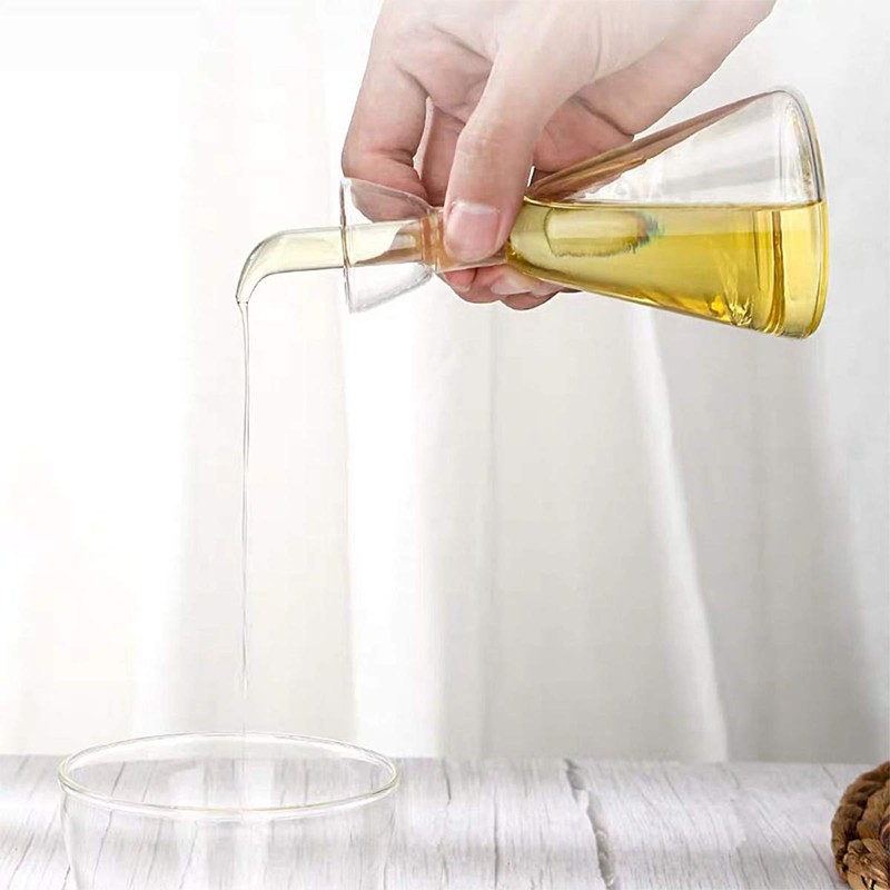 HAIZEEN 4 oz / 125 ml Glass All-Purpose Cruet, Glass