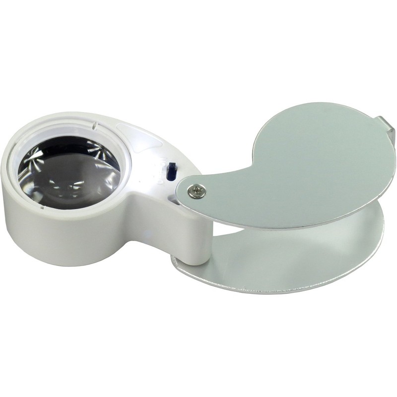 HTS 201X3 30x 25mm White Illuminated Jeweler's Loupe