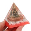 Crystal Pyramid Buddha Epoxy Energy Stone Handicraft for Household Decoration