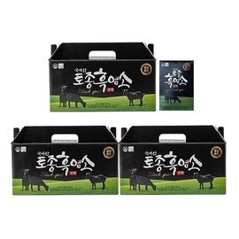 Domestic native black goat extract, natural pasture black goat extract, tonic, 3-month supply (90 packets x 70ml) / 국내산 토종 흑염소진액 자연방목 흑염소엑기스 보약 보양 마가목 꾸지뽕 3개월분(90포x70ml)