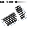 Motoforti Brake Pedal Pad, Gas Accelerator Pedal Cover, for Volvo
