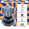 Yetaha Manifold Plastic Air Compressor Regulator Valve Knob, Compatible with
