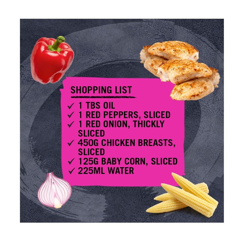 Schwartz Wok It American BBQ Chicken Sizzler, 35g