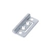 Timco - Flush Hinge (105) - Zinc (Size 38 x 28-2 Pieces)