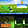 Solar Warning Lights, Magnetic Base Beacon Light 4 Pack, Green