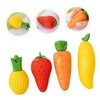 CORHAD 8pcs Adorable Cartoon Erasers Cute Fruit Shaped for Boys