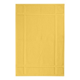 Ample Decor Cotton Bath Mats 24 X 17 Inches, 1350 GSM Oeko Tex Certified Solid Construction Thick & Plush, for Bathroom Floor, Shower – Yellow
